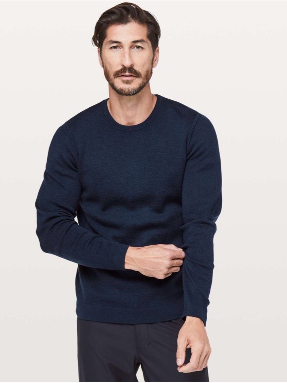 lululemon athletica Men's Navy Crewneck Sweater